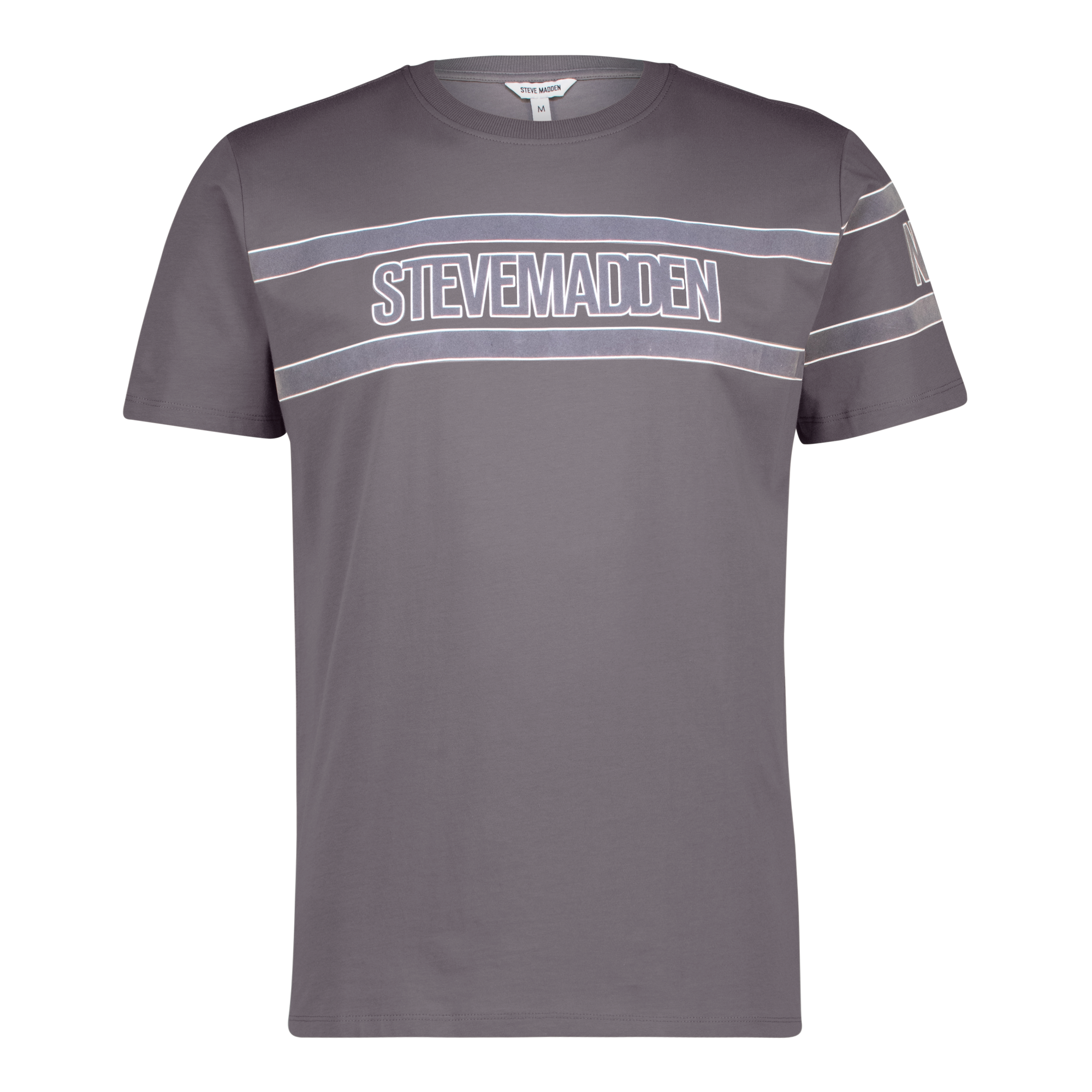 FINN GREY FLOCK CREW NECK T-SHIRT – Steve Madden South Africa