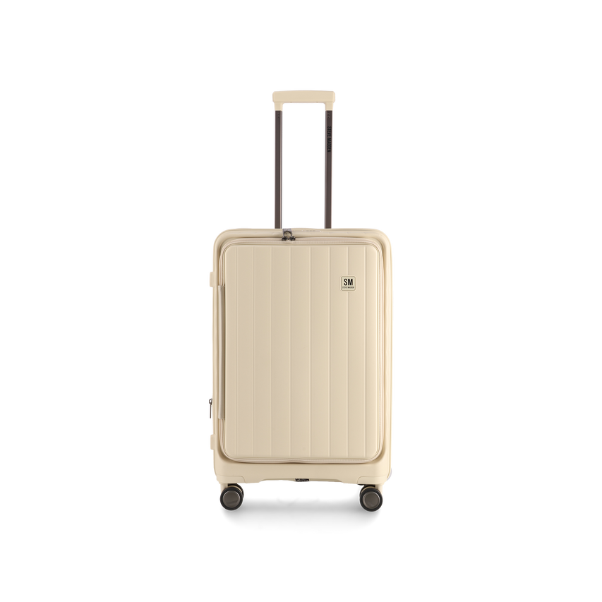 MANHATTAN JET SET CREAM LUGGAGE - MEDIUM 64cm