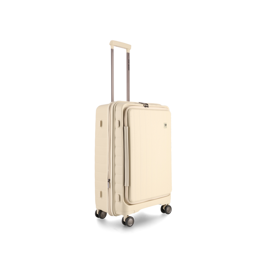 MANHATTAN JET SET CREAM LUGGAGE - MEDIUM 64cm
