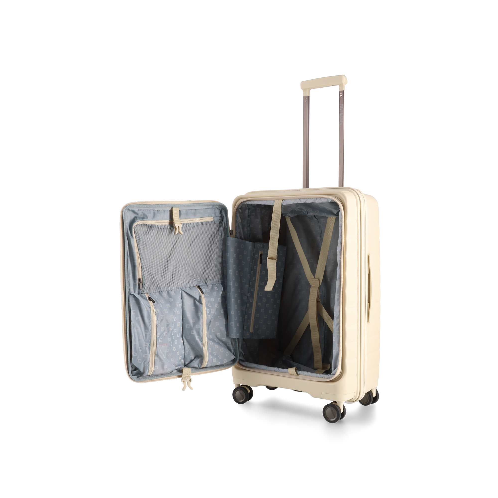 MANHATTAN JET SET CREAM LUGGAGE - MEDIUM 64cm