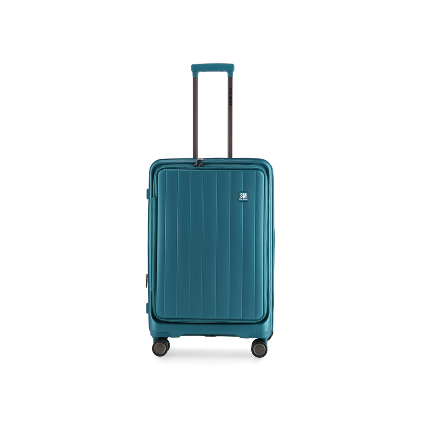 MANHATTAN JET SET TEAL BLUE LUGGAGE - MEDIUM 64cm