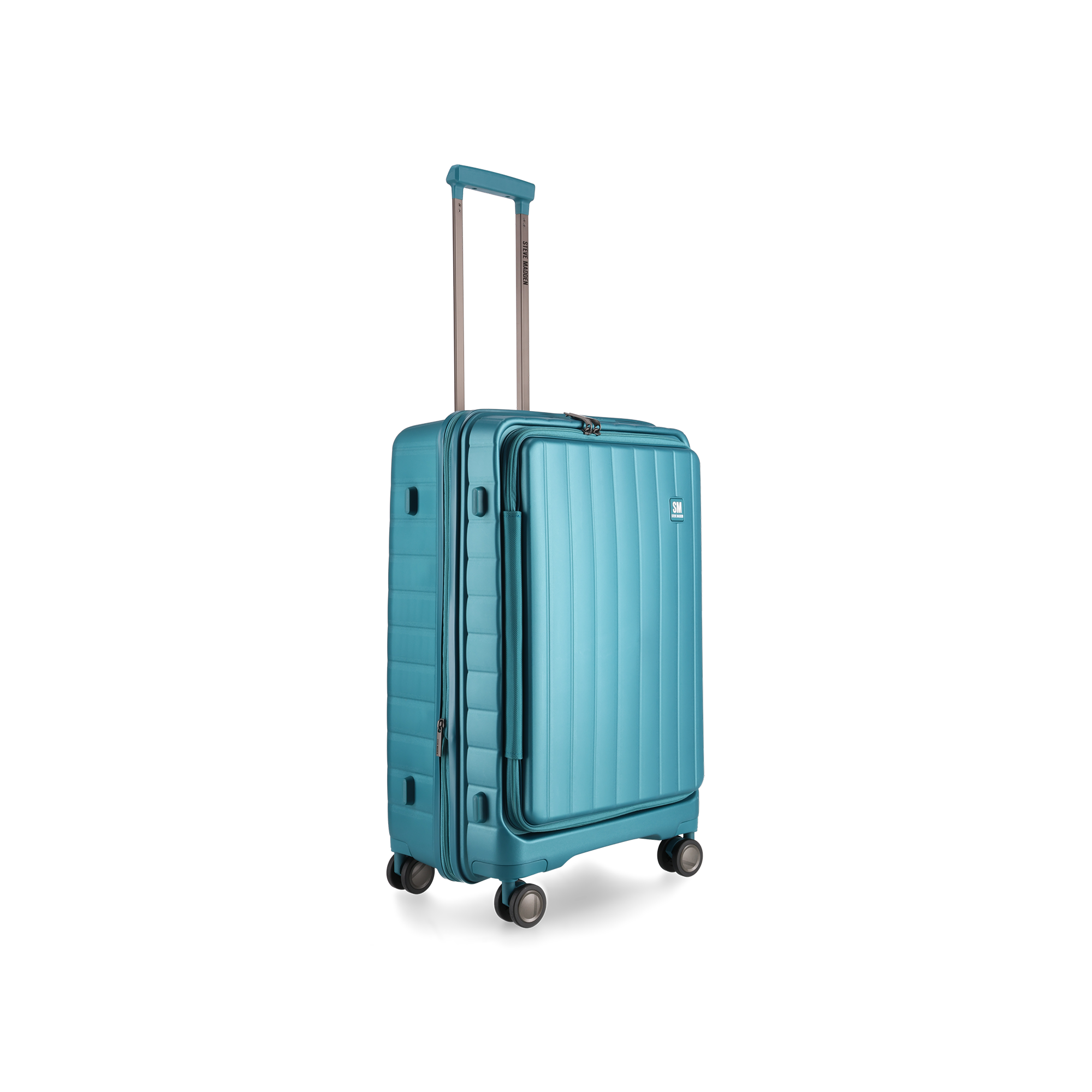 MANHATTAN JET SET TEAL BLUE LUGGAGE - MEDIUM 64cm