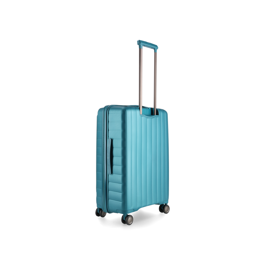 MANHATTAN JET SET TEAL BLUE LUGGAGE - MEDIUM 64cm