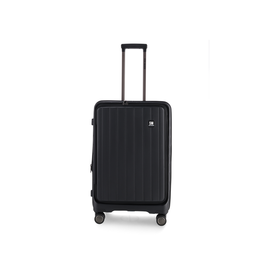MANHATTAN JET SET BLACK LUGGAGE - MEDIUM 64cm