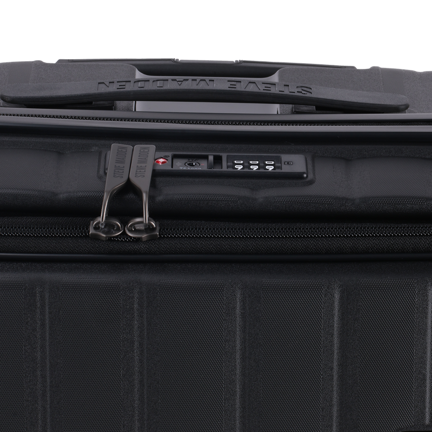 MANHATTAN JET SET BLACK LUGGAGE - MEDIUM 64cm