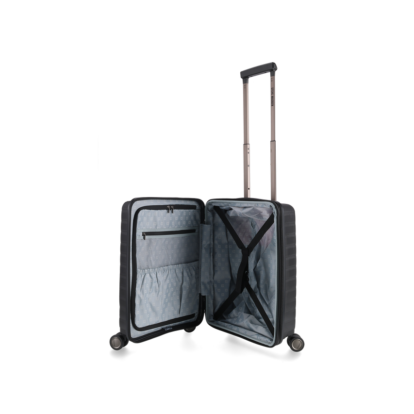 MANHATTAN JET SET BLACK LUGGAGE - CARRY ON 54cm