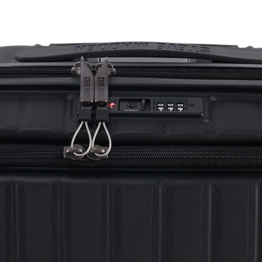 MANHATTAN JET SET BLACK LUGGAGE - CARRY ON 54cm