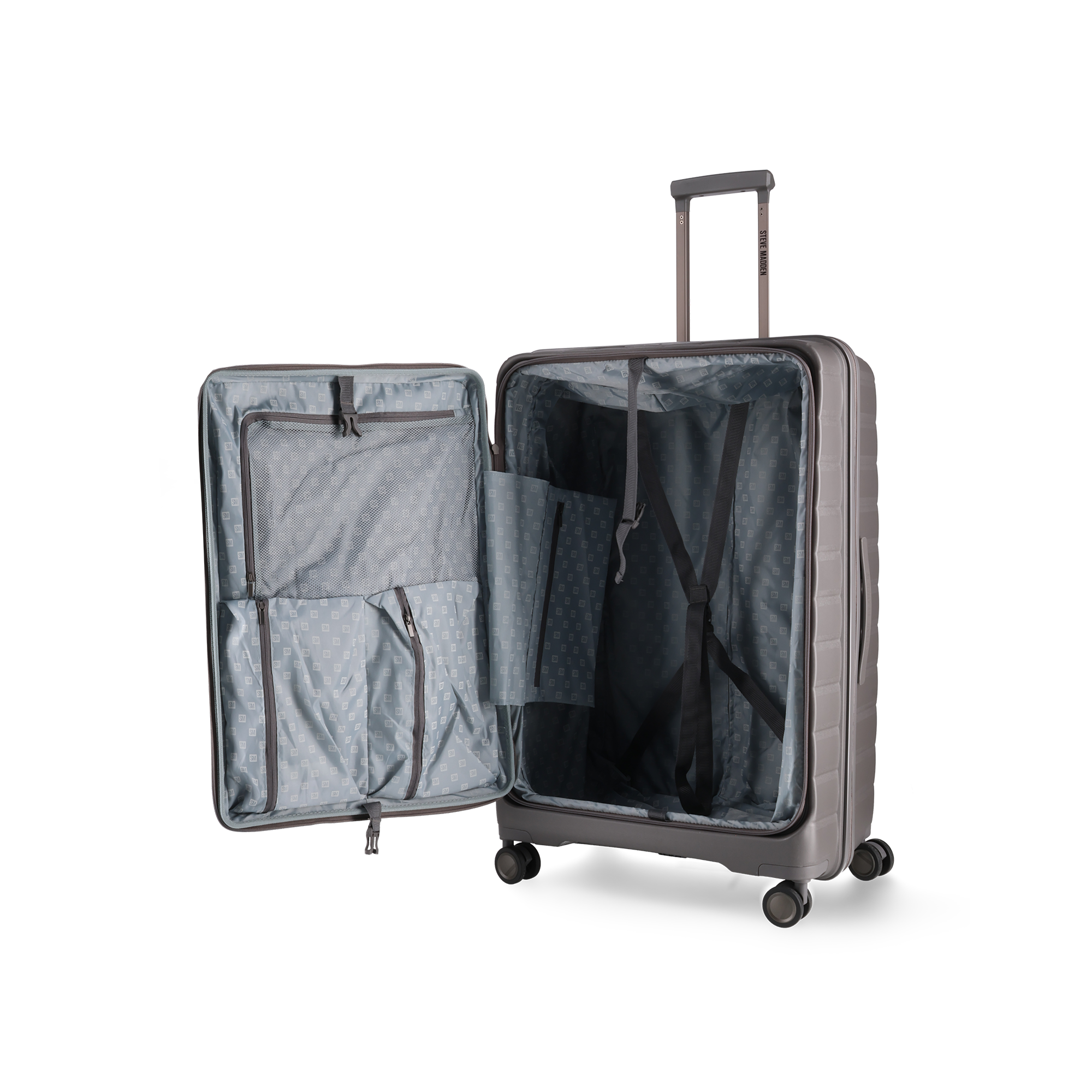 MANHATTAN JET SET GREY LUGGAGE - LARGE 74cm