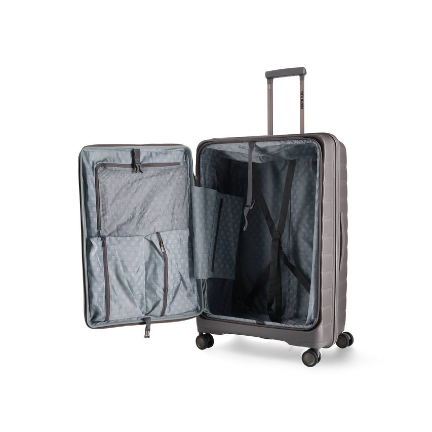 MANHATTAN JET SET GREY LUGGAGE - LARGE 74cm