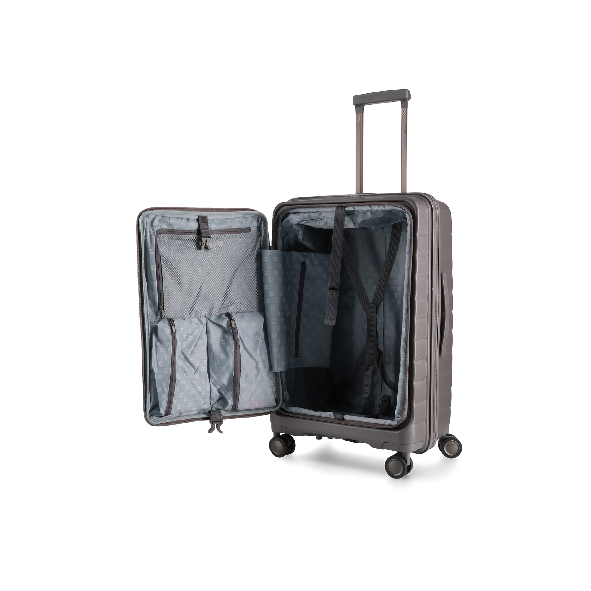 MANHATTAN SET GREY LUGGAGE - MEDIUM 64cm