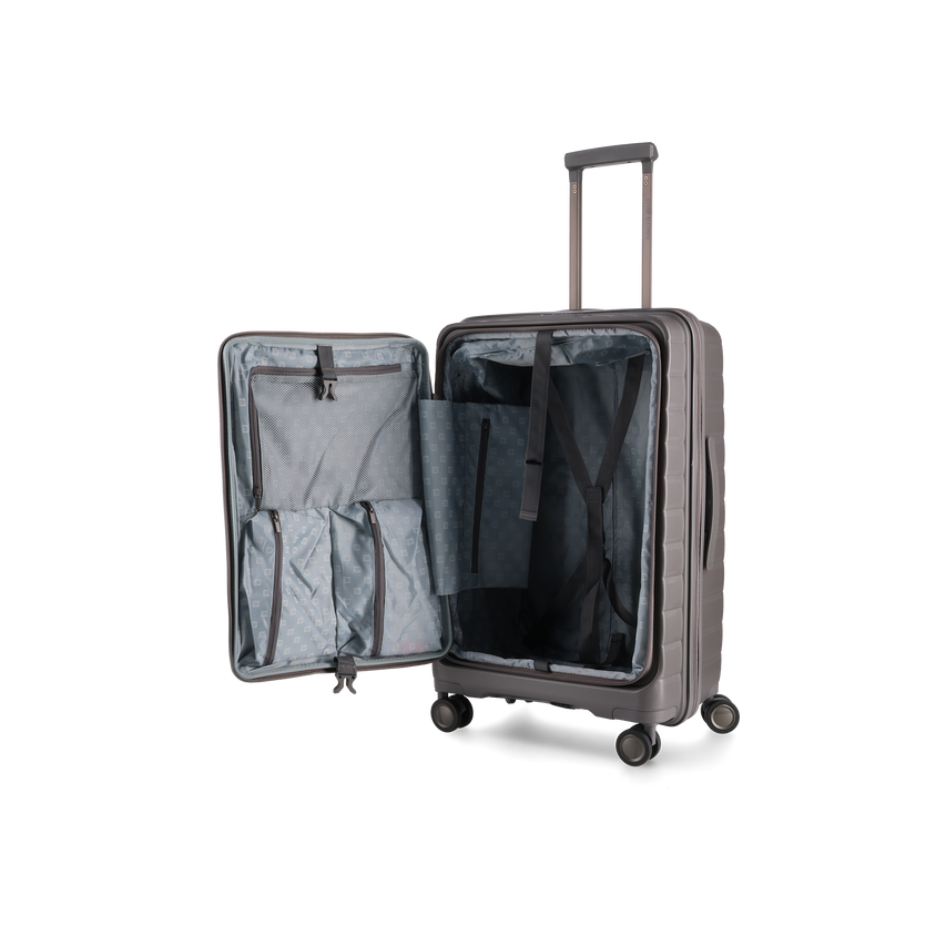 MANHATTAN SET GREY LUGGAGE - MEDIUM 64cm