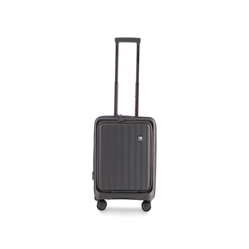 MANHATTAN JET SET GREY LUGGAGE - CARRY ON 54cm