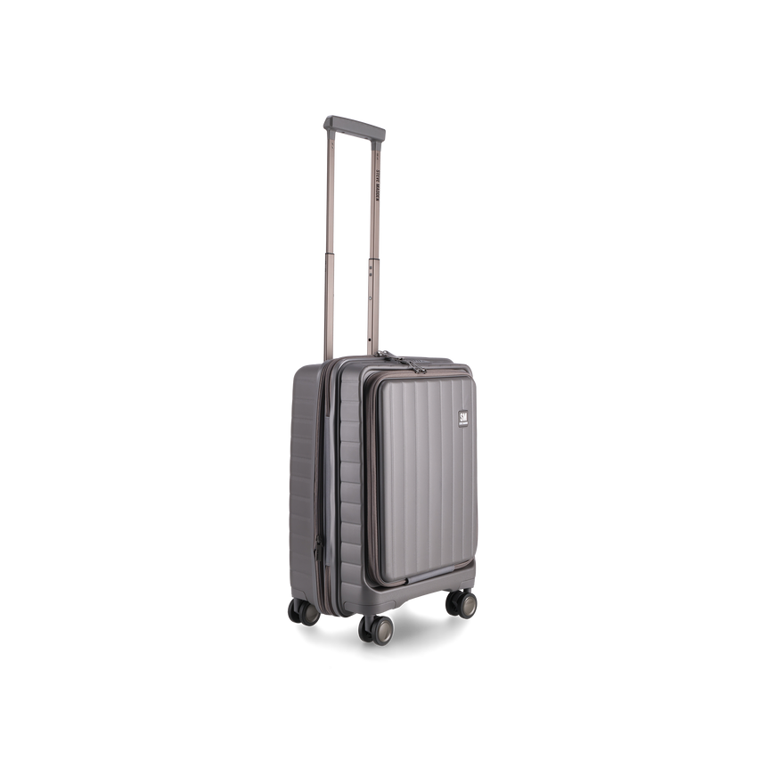 MANHATTAN JET SET GREY LUGGAGE - CARRY ON 54cm