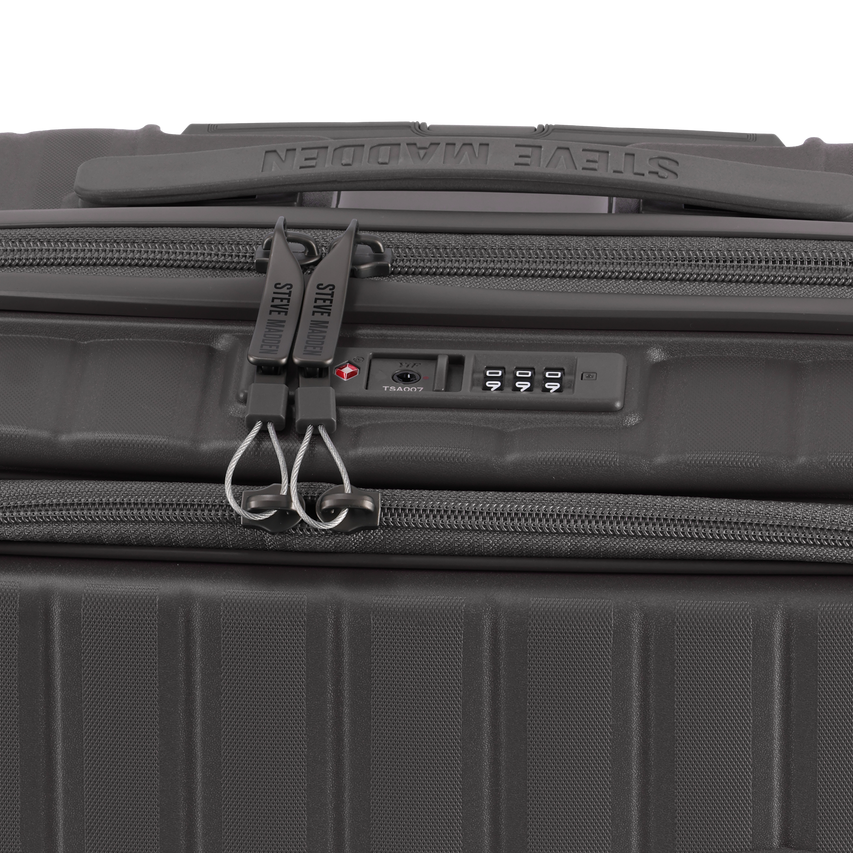 MANHATTAN JET SET GREY LUGGAGE - CARRY ON 54cm