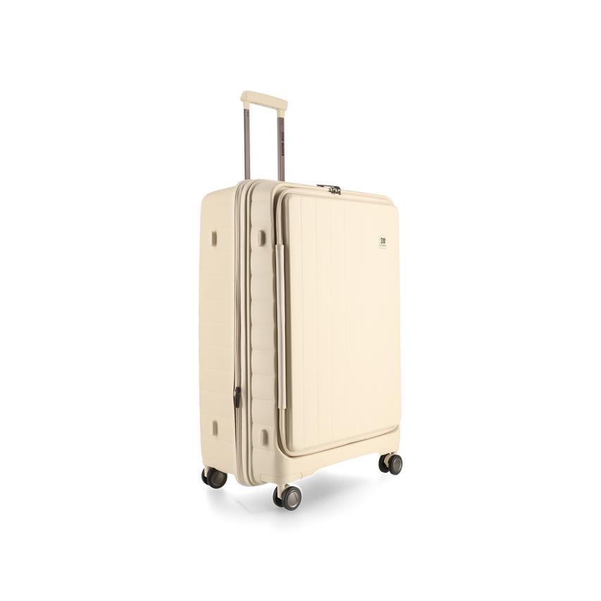 MANHATTAN JET SET CREAM LUGGAGE - LARGE 74cm