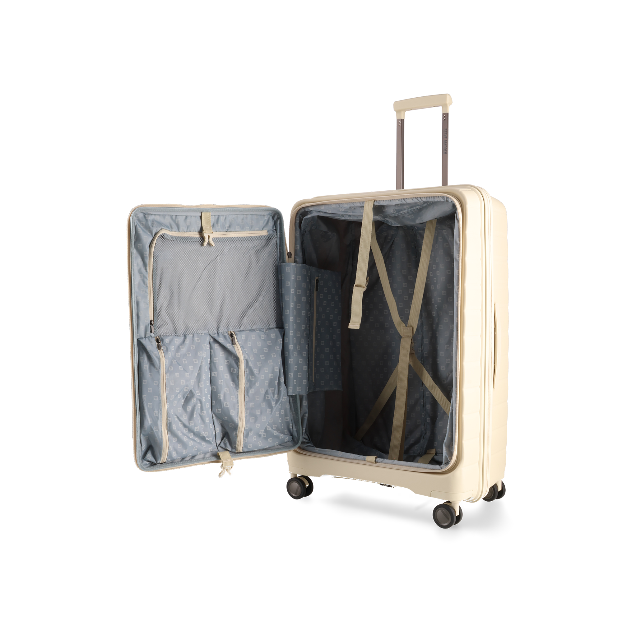 MANHATTAN JET SET CREAM LUGGAGE - LARGE 74cm