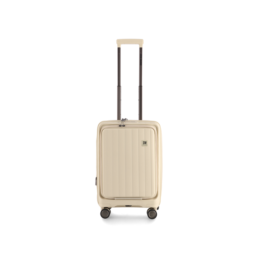 MANHATTAN JET SET CREAM LUGGAGE - CARRY ON 54cm