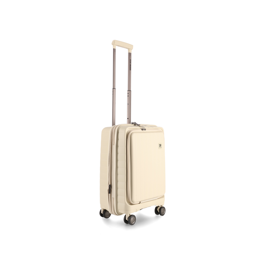 MANHATTAN JET SET CREAM LUGGAGE - CARRY ON 54cm