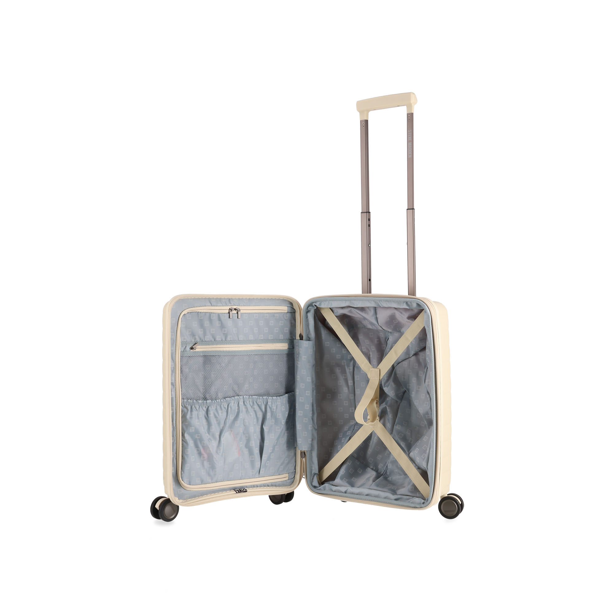 MANHATTAN JET SET CREAM LUGGAGE - CARRY ON 54cm