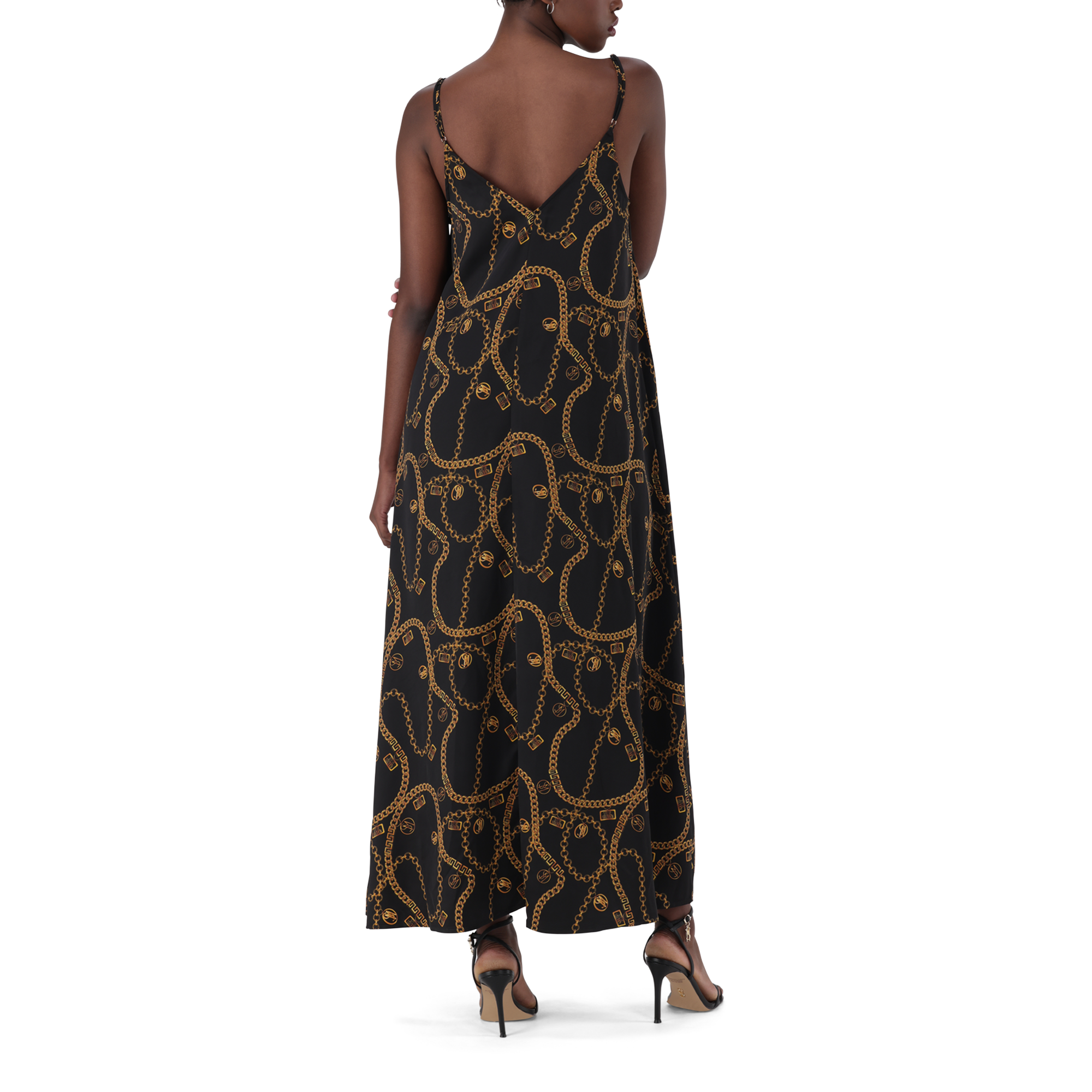 ZAHARA BLACK CAMISOLE DRESS