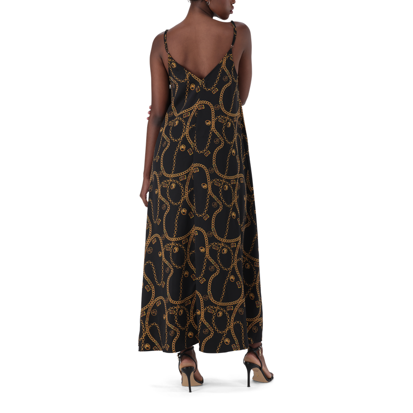 ZAHARA BLACK CAMISOLE DRESS