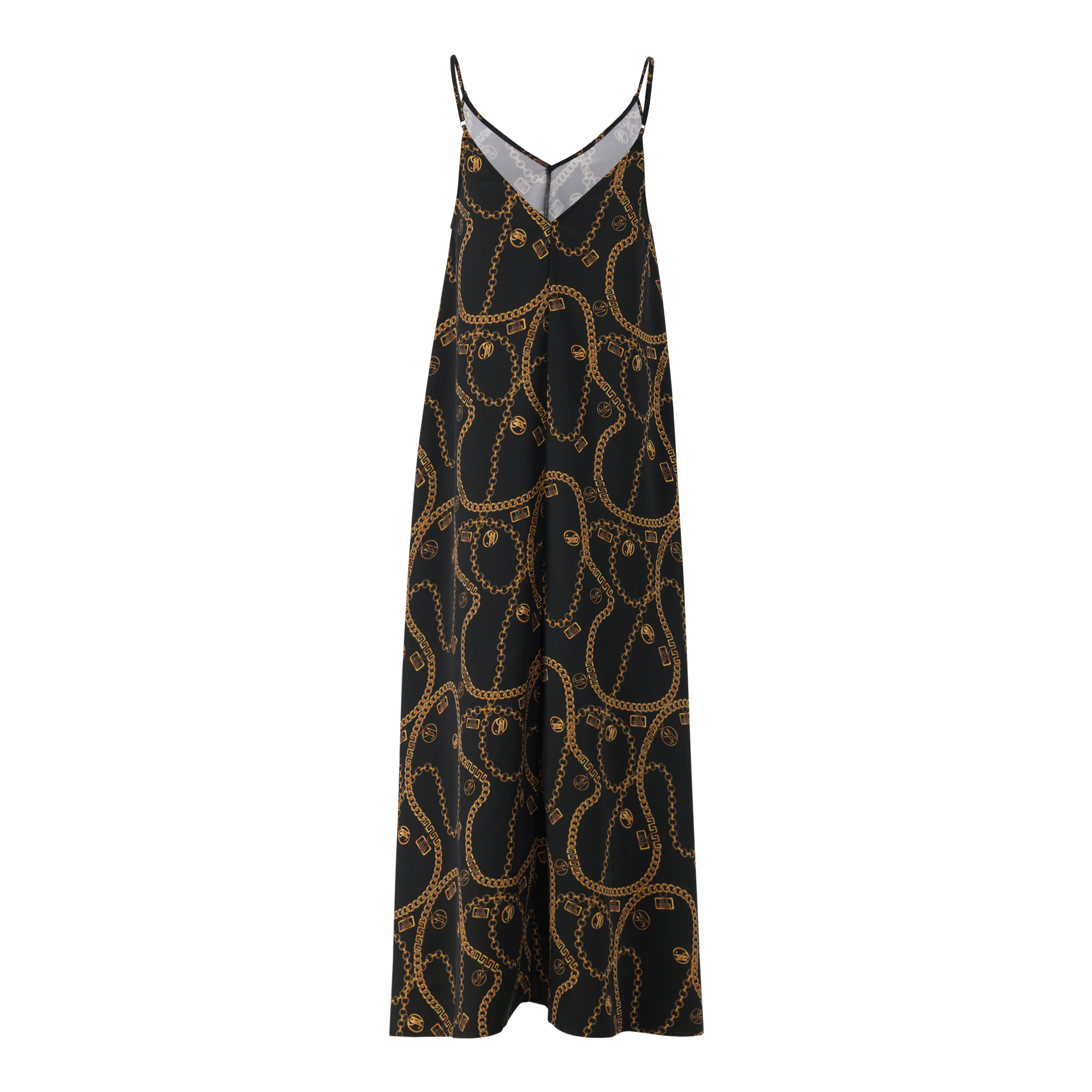 ZAHARA BLACK CAMISOLE DRESS