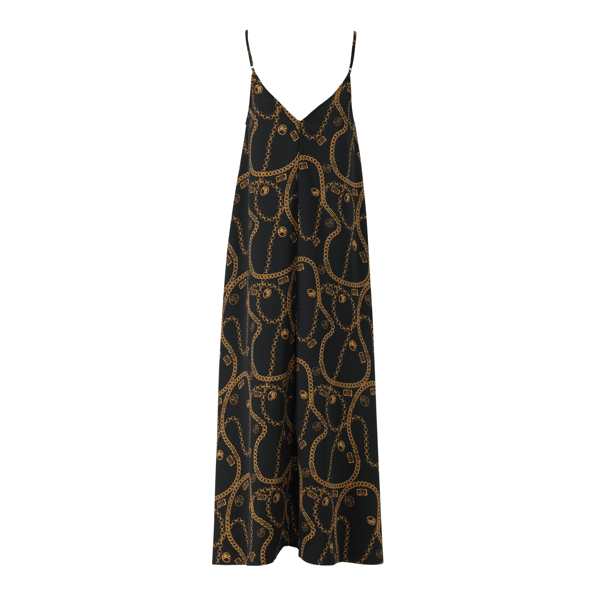 ZAHARA BLACK CAMISOLE DRESS