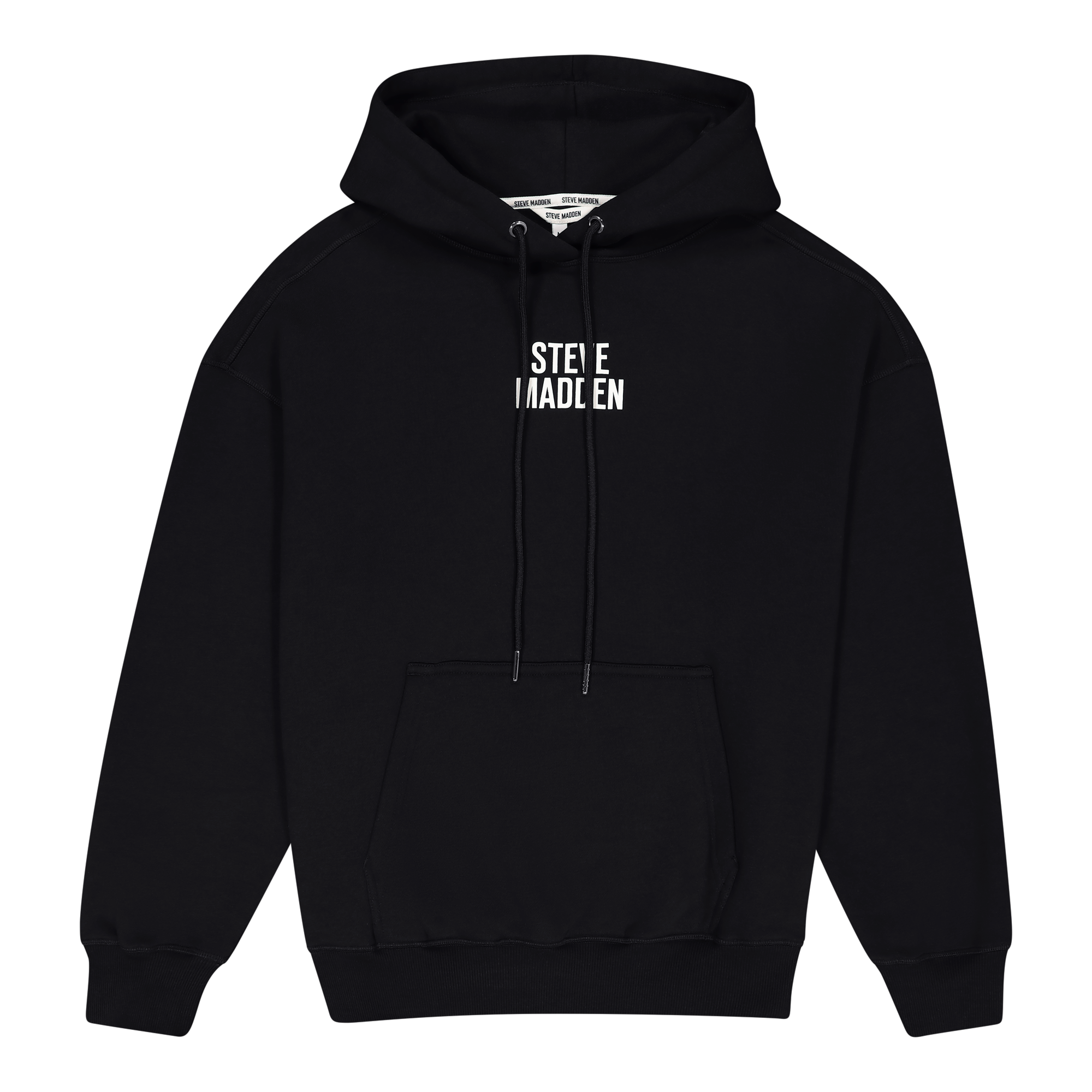 AMINA BLACK HOODED SWEAT – Steve Madden South Africa