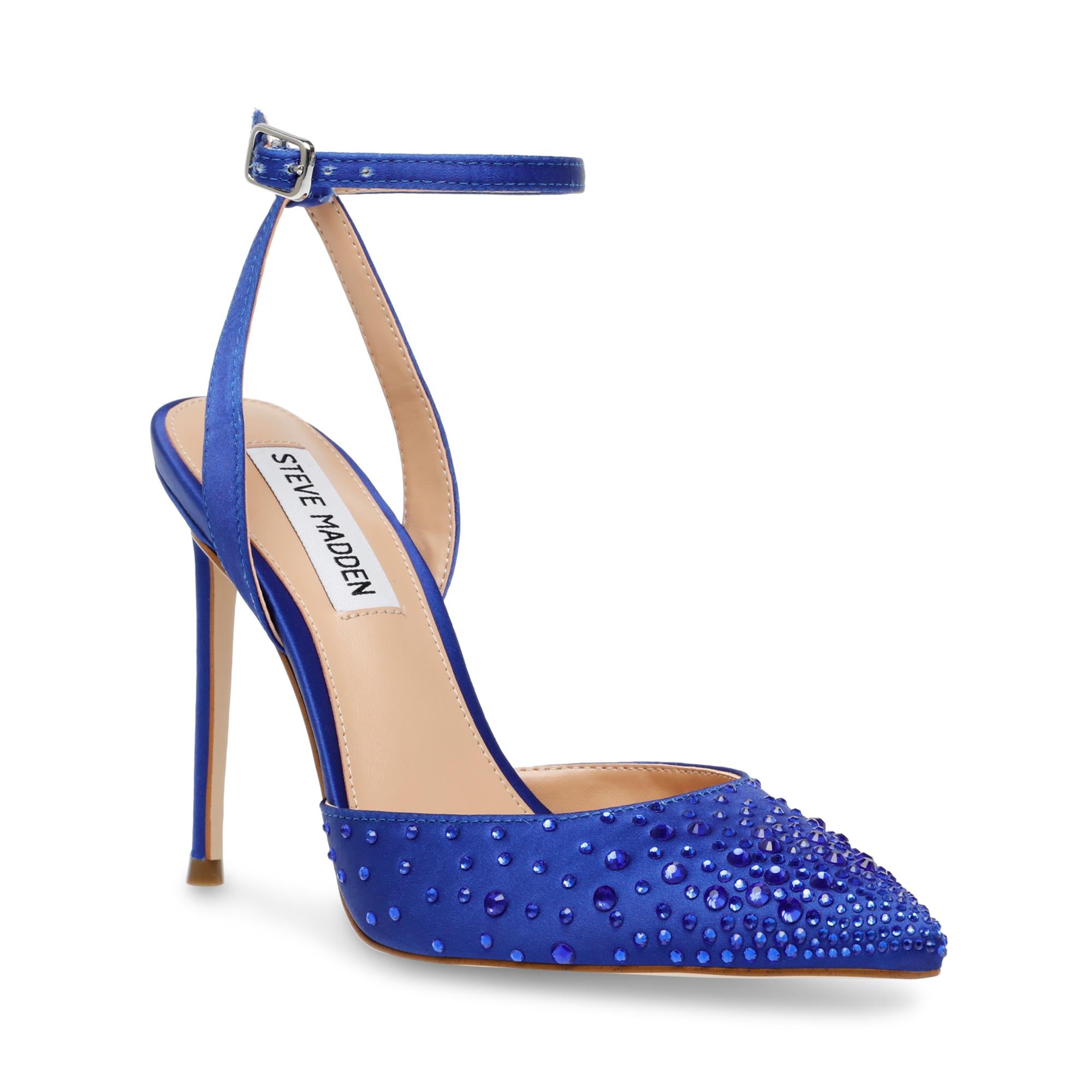 Cobalt blue high heels clearance