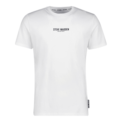 JACE CREW WHITE NECK LOGO T-SHIRT