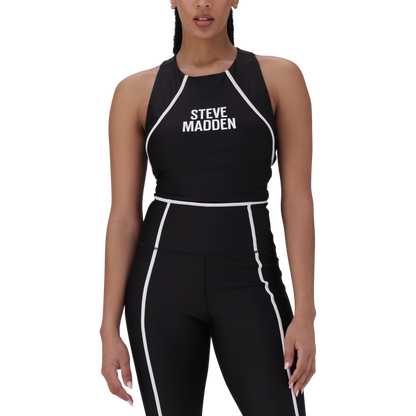 AMAIA BLACK ACTIVE TOP