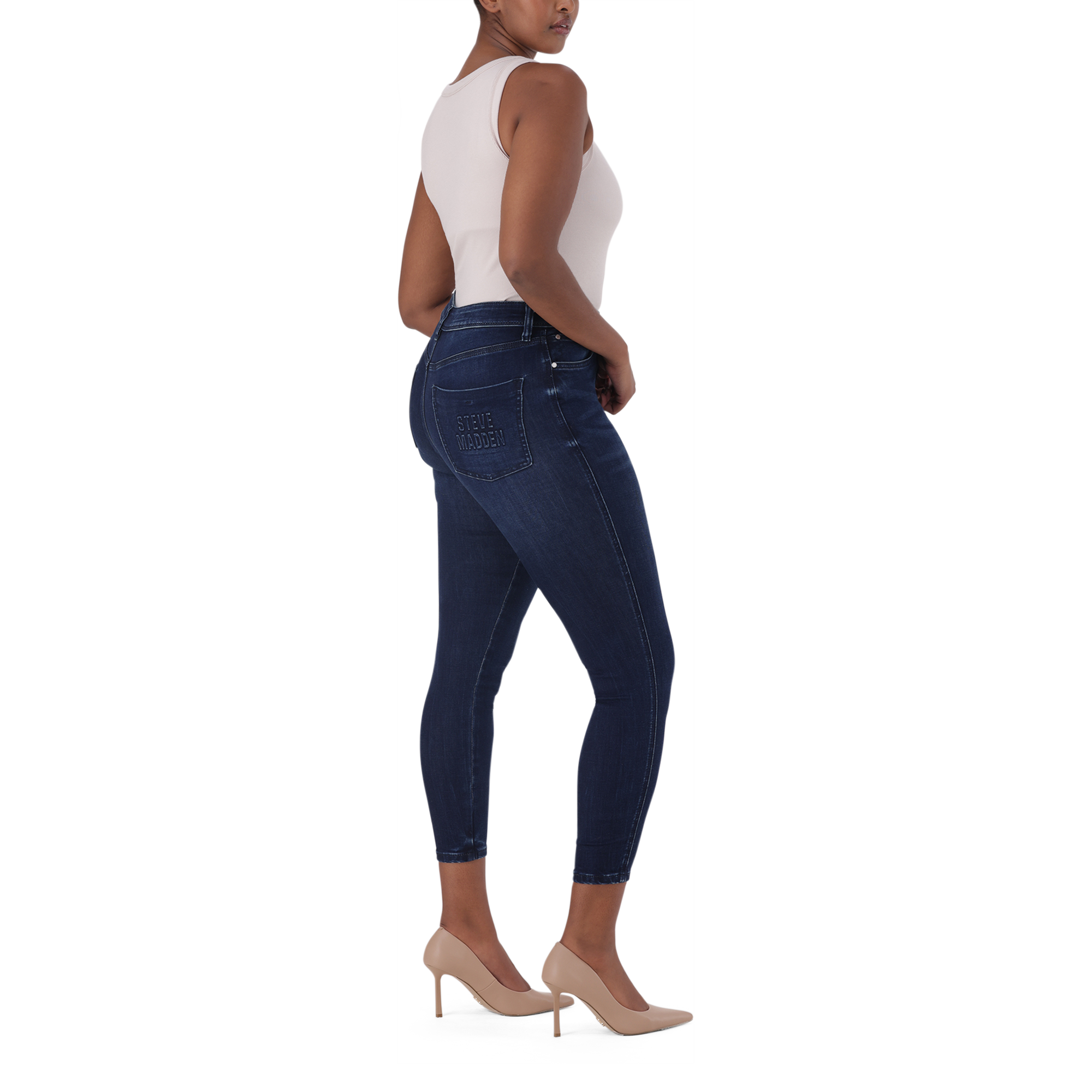 EVA CURVY DARK WASH SKINNY