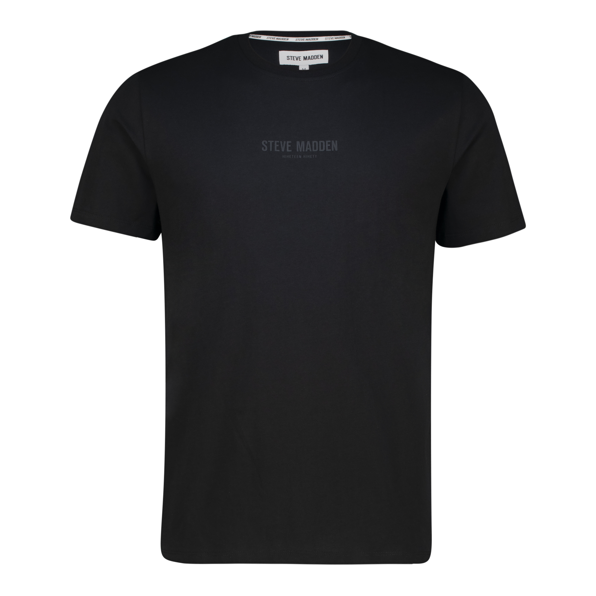 JACE CREW BLACK NECK LOGO T-SHIRT