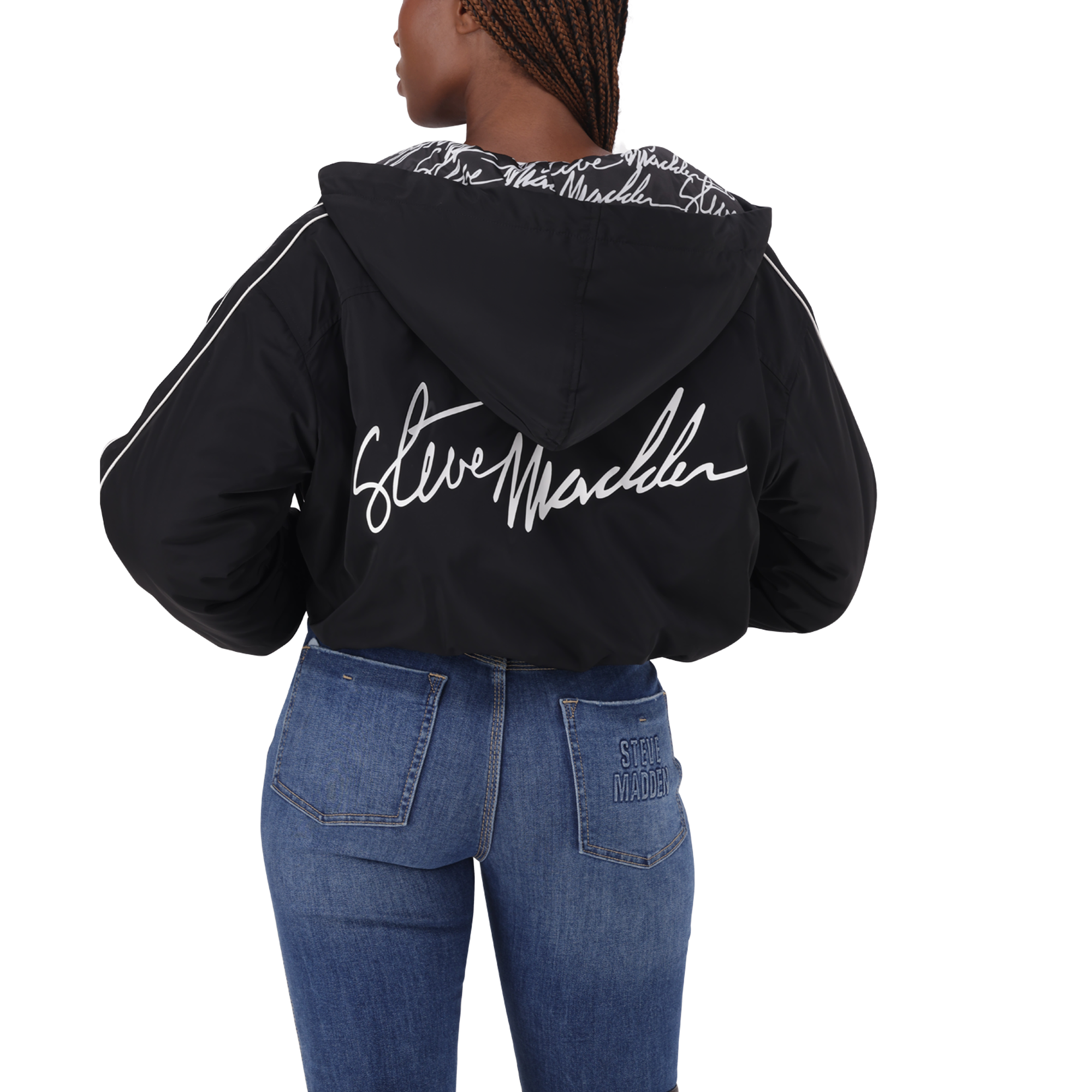 IMANI BLACK PUFFER JACKET - view 7