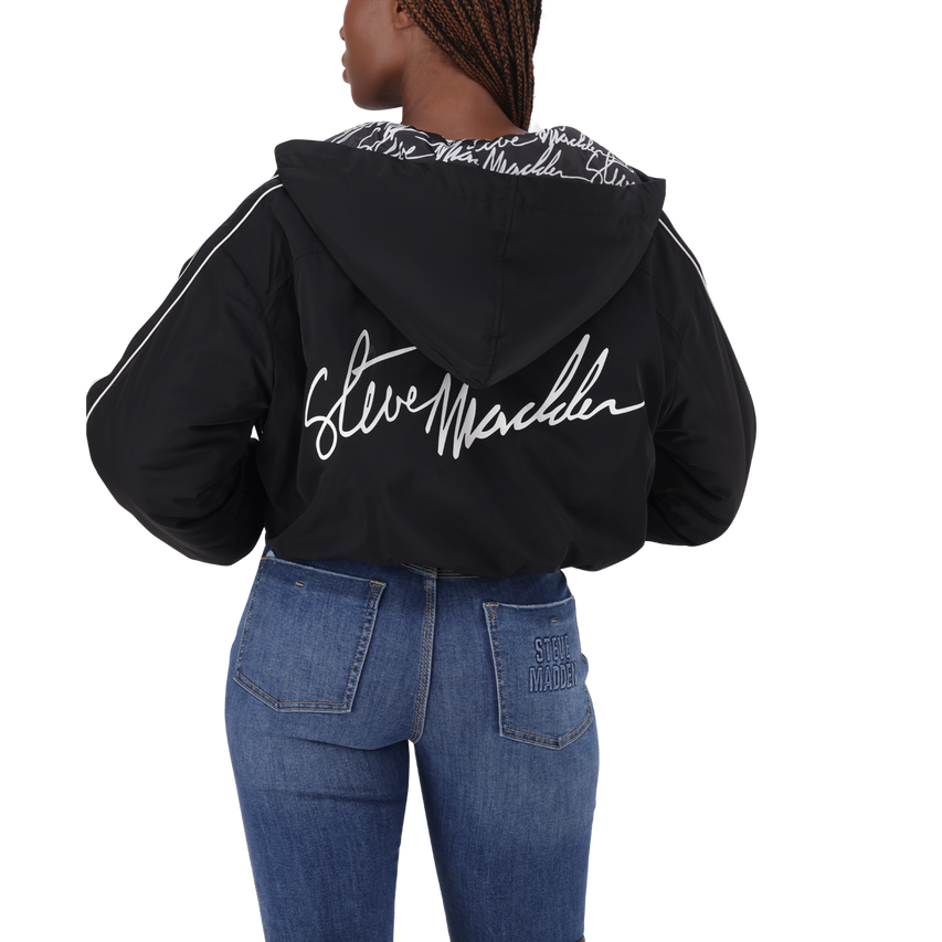 IMANI BLACK PUFFER JACKET - view 7