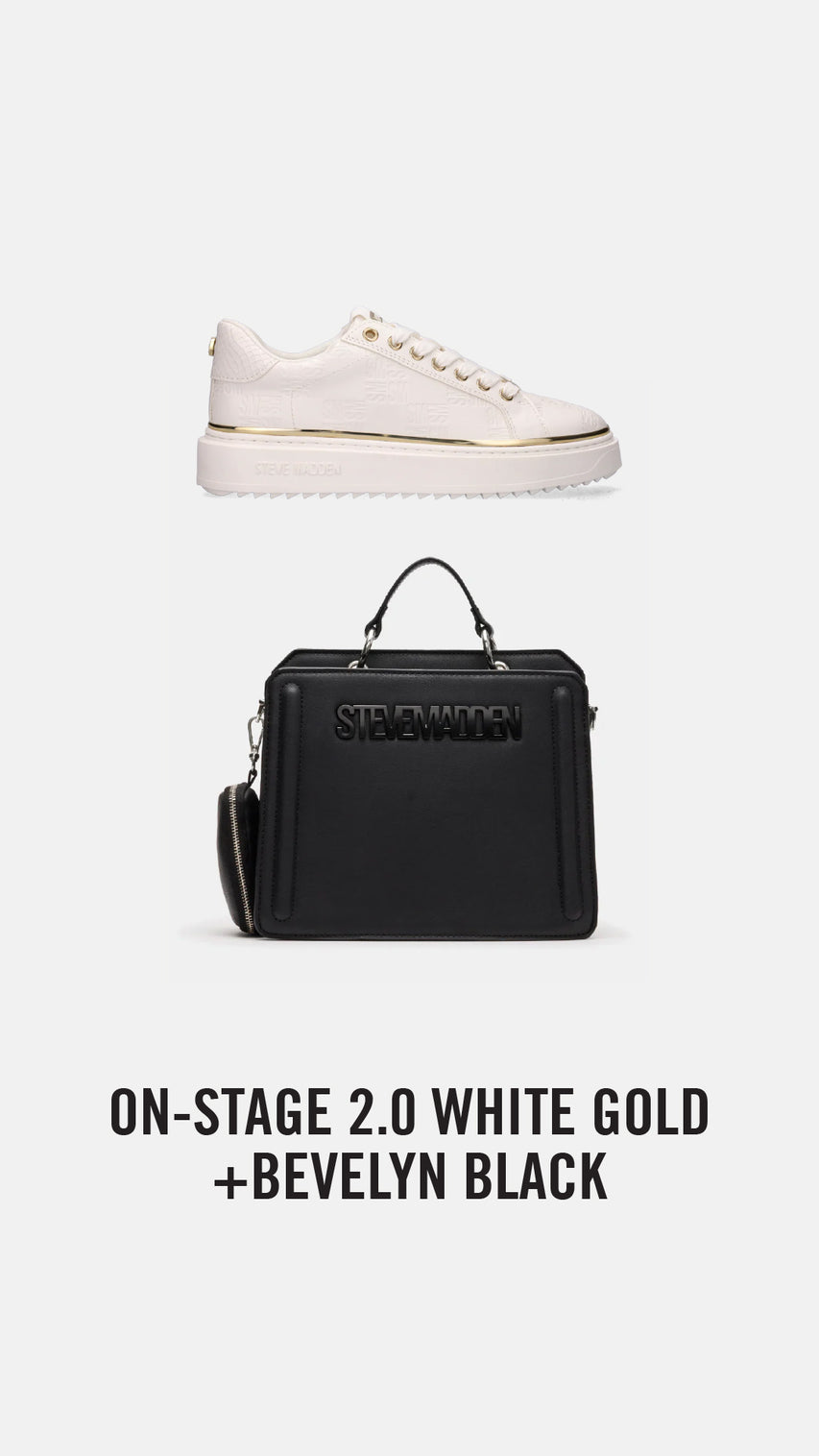 ON-STAGE 2.0 WHITE GOLD & BEVELYN BLACK BUNDLE