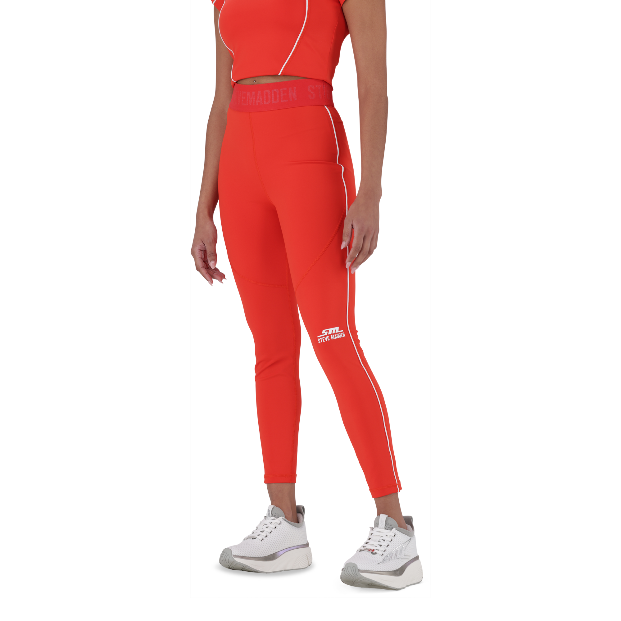 ASTRID RED ACTIVE LEGGINGS