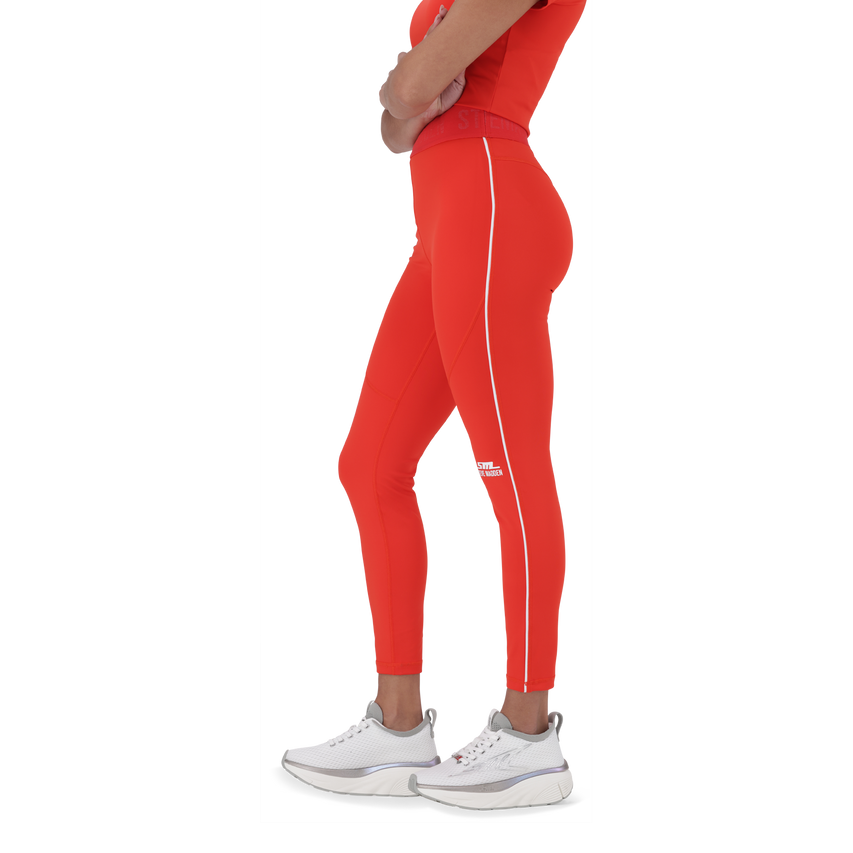 ASTRID RED ACTIVE LEGGINGS