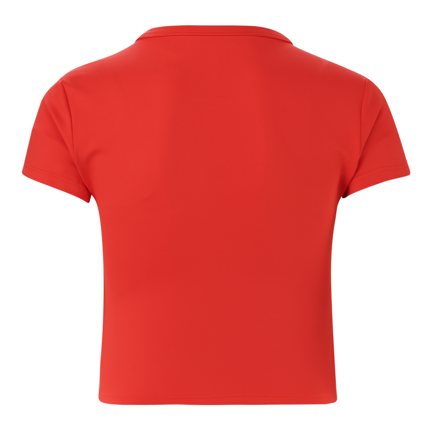 ALANA RED ACTIVE CROPPED TOP