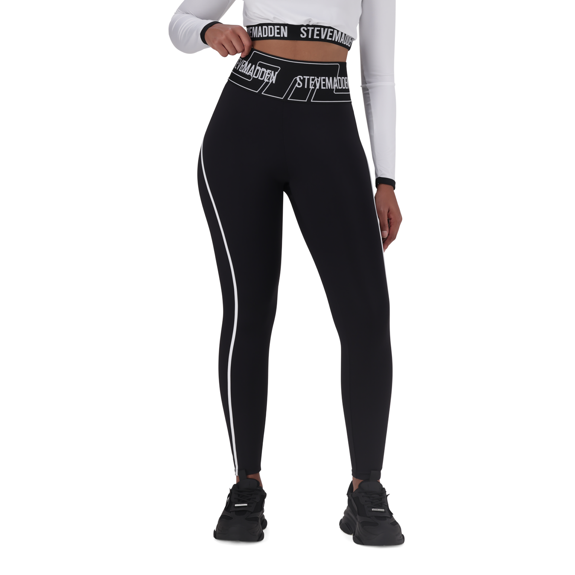 GIANA BLACK ACTIVE LEGGING