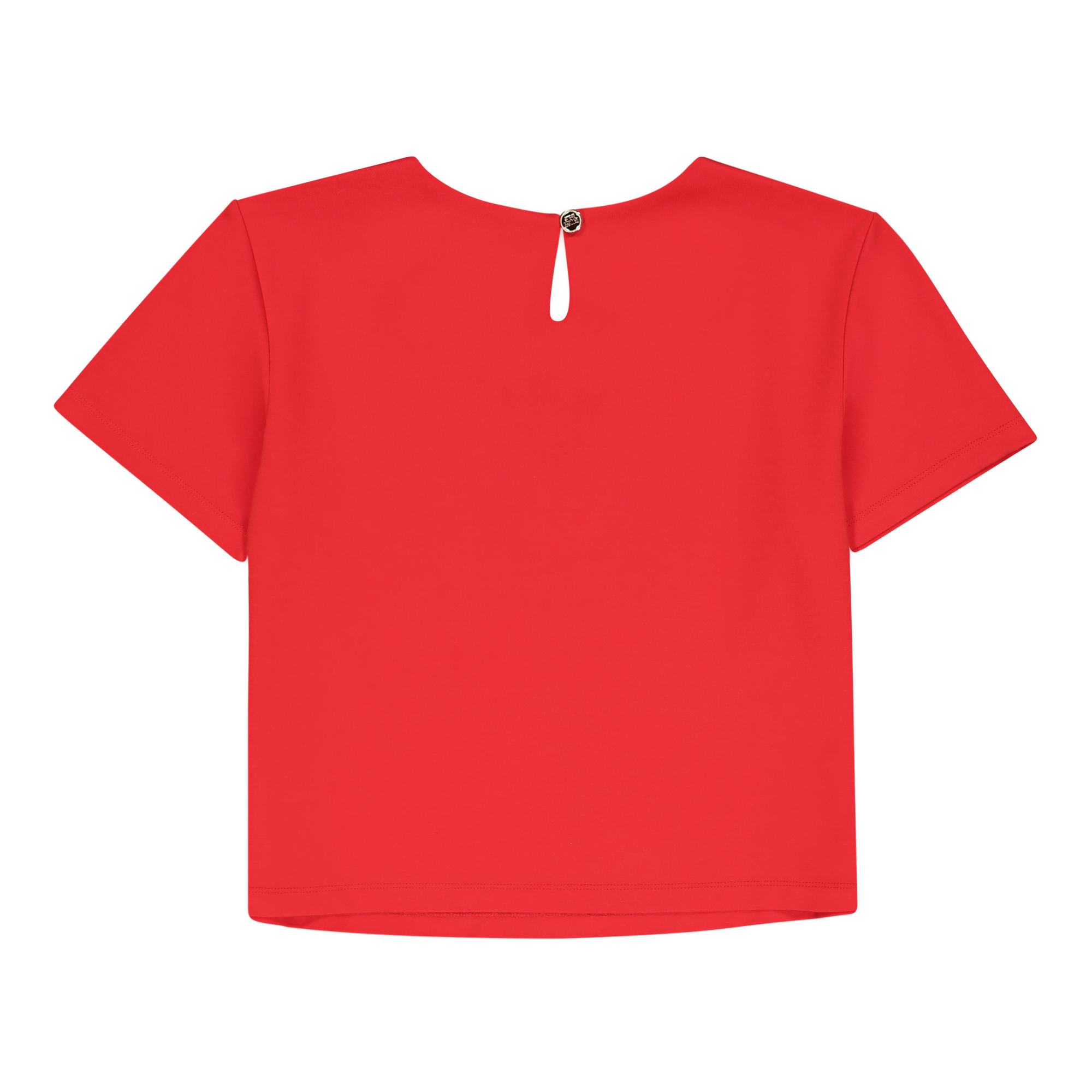 HAILEY RED TOP WITH LOGO TRIM - view 3