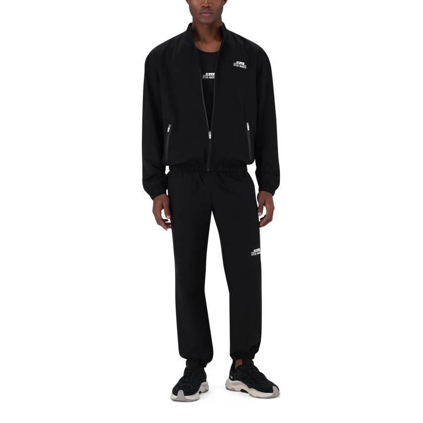 ADAM BLACK ACTIVE FULL ZIP WIND BREAKER