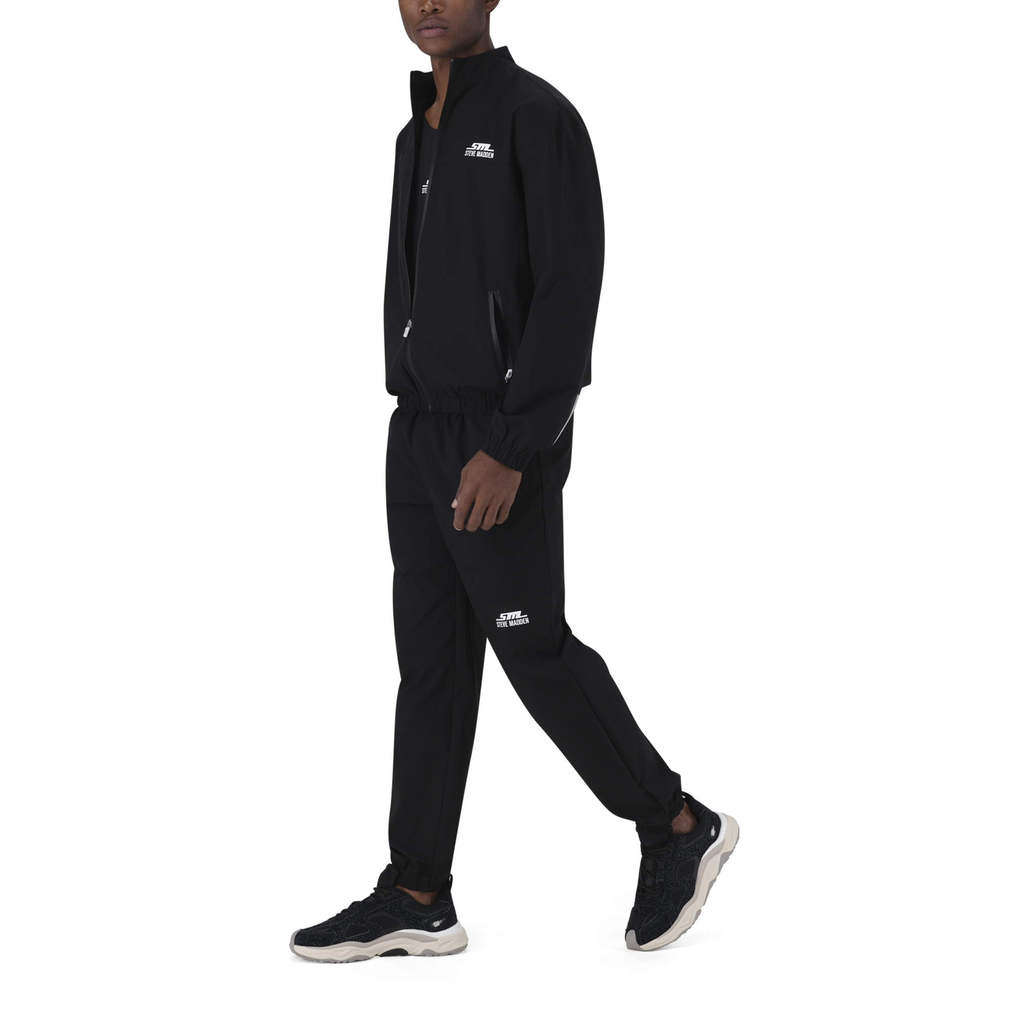 ADAM BLACK ACTIVE FULL ZIP WIND BREAKER