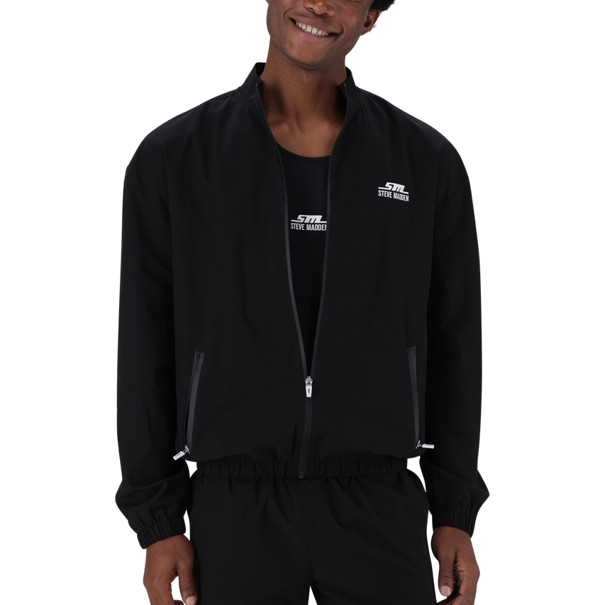 ADAM BLACK ACTIVE FULL ZIP WIND BREAKER