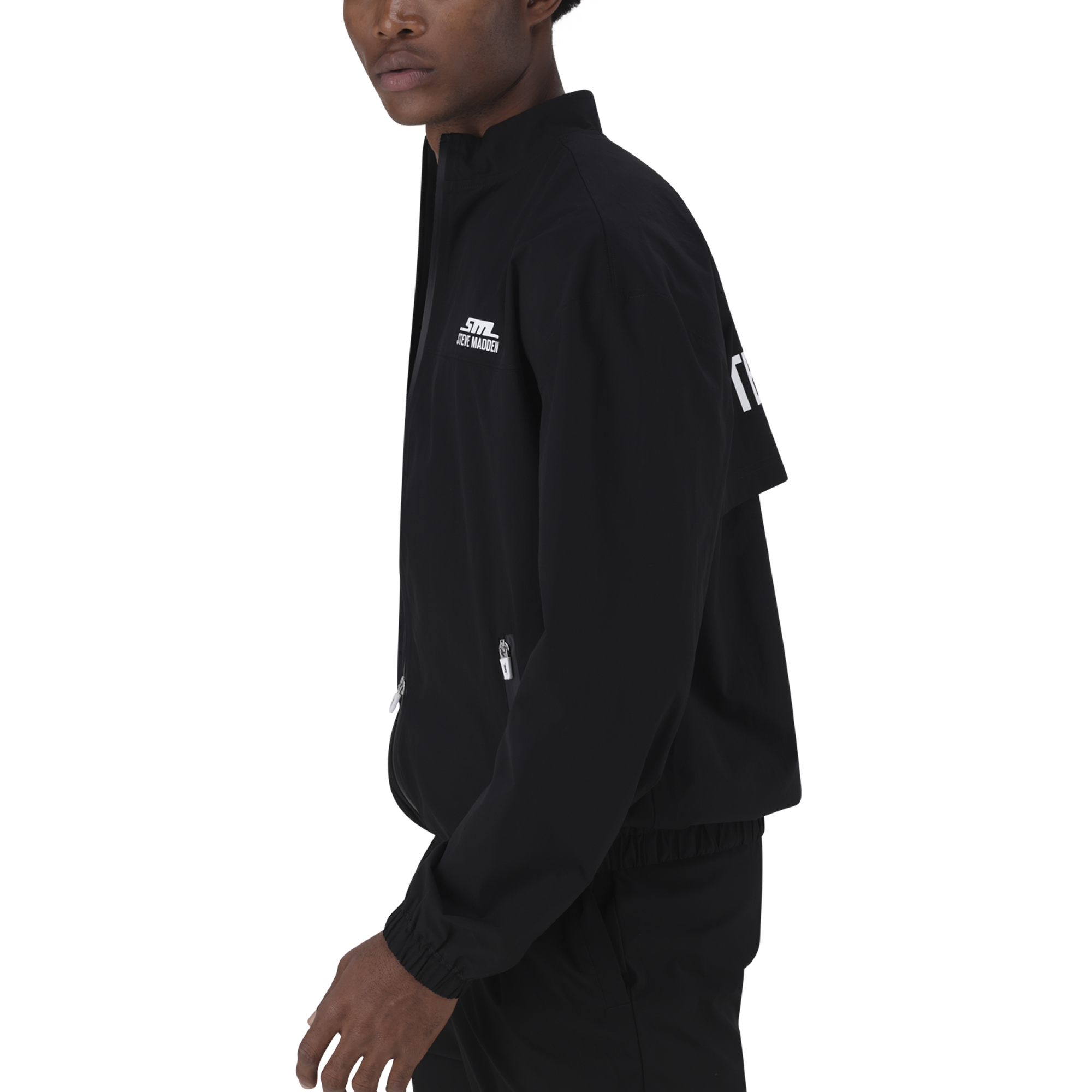 ADAM BLACK ACTIVE FULL ZIP WIND BREAKER