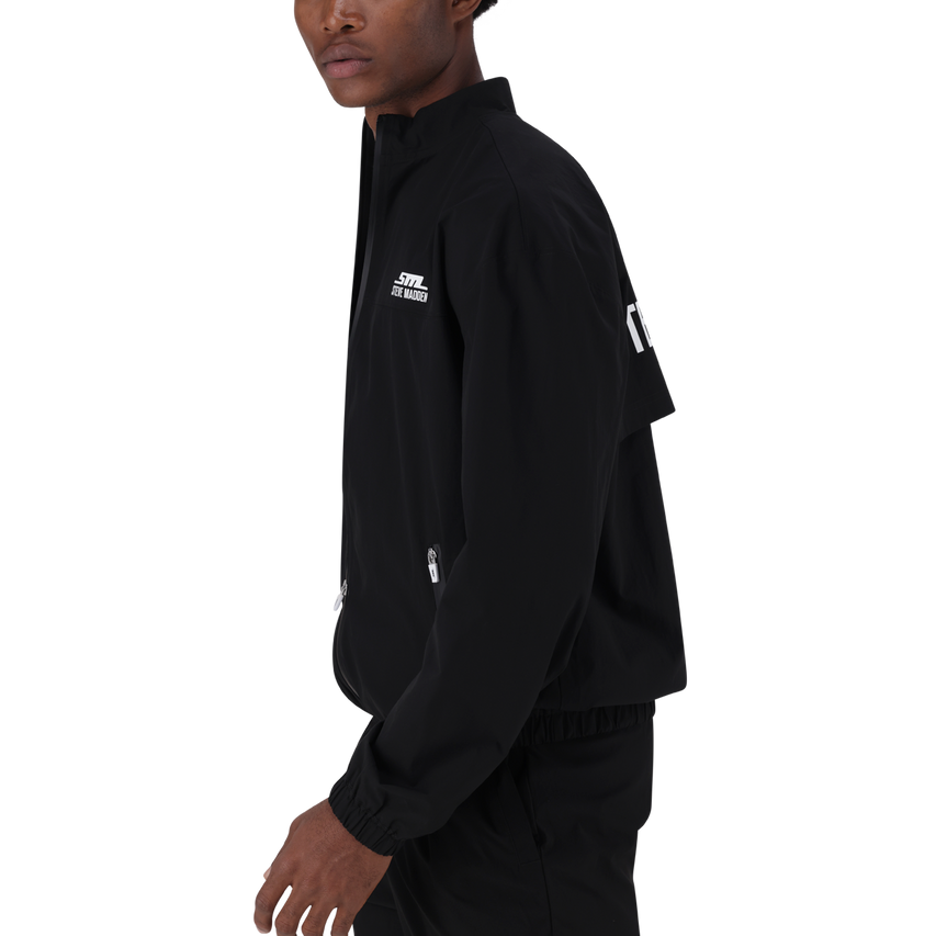 ADAM BLACK ACTIVE FULL ZIP WIND BREAKER