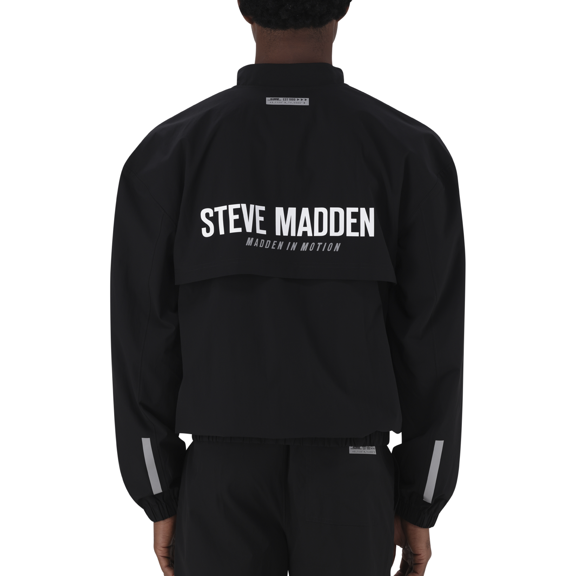 ADAM BLACK ACTIVE FULL ZIP WIND BREAKER