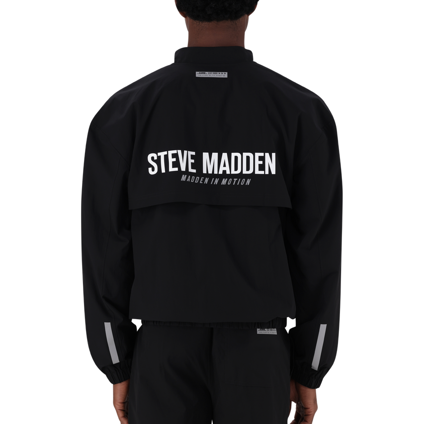 ADAM BLACK ACTIVE FULL ZIP WIND BREAKER