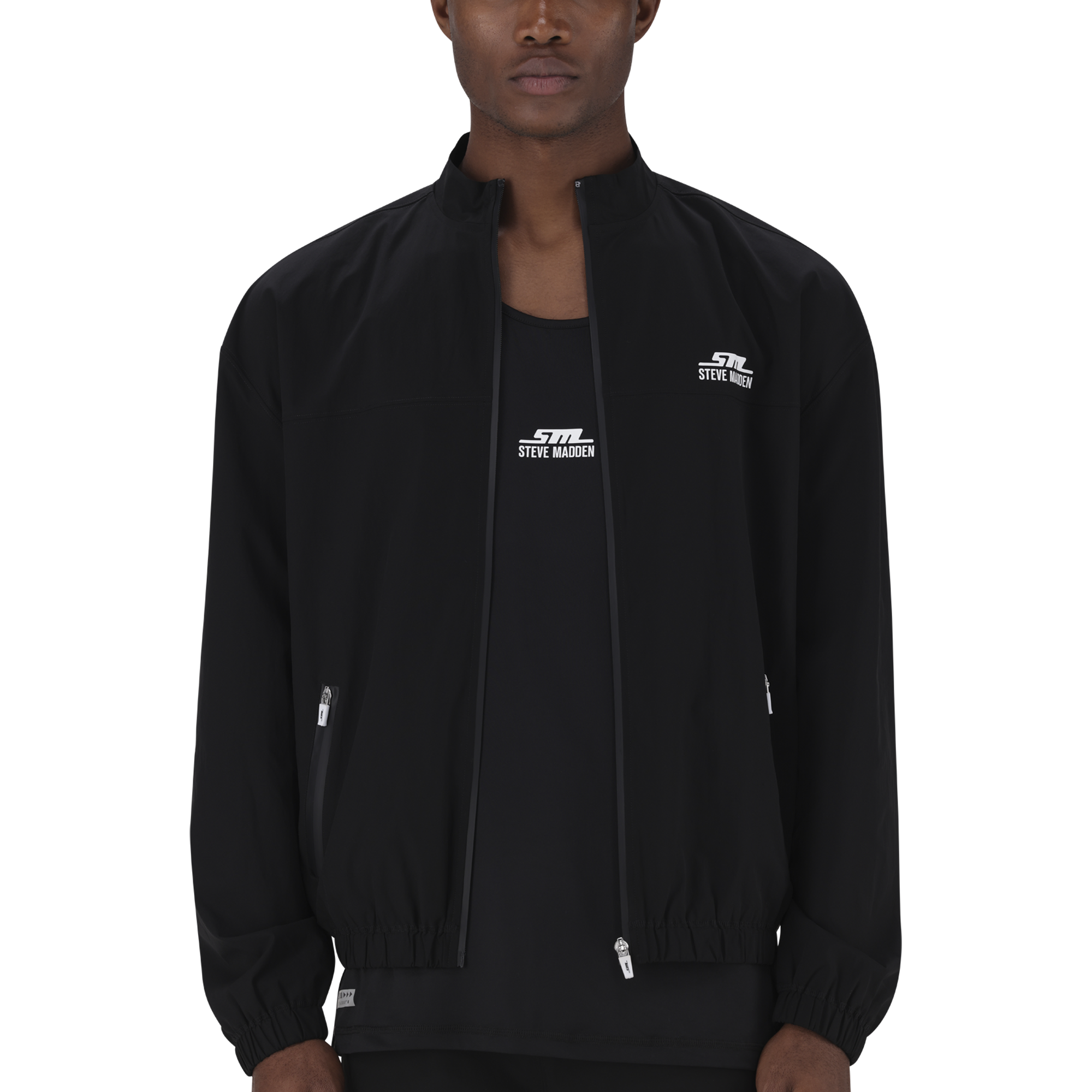 ADAM BLACK ACTIVE FULL ZIP WIND BREAKER