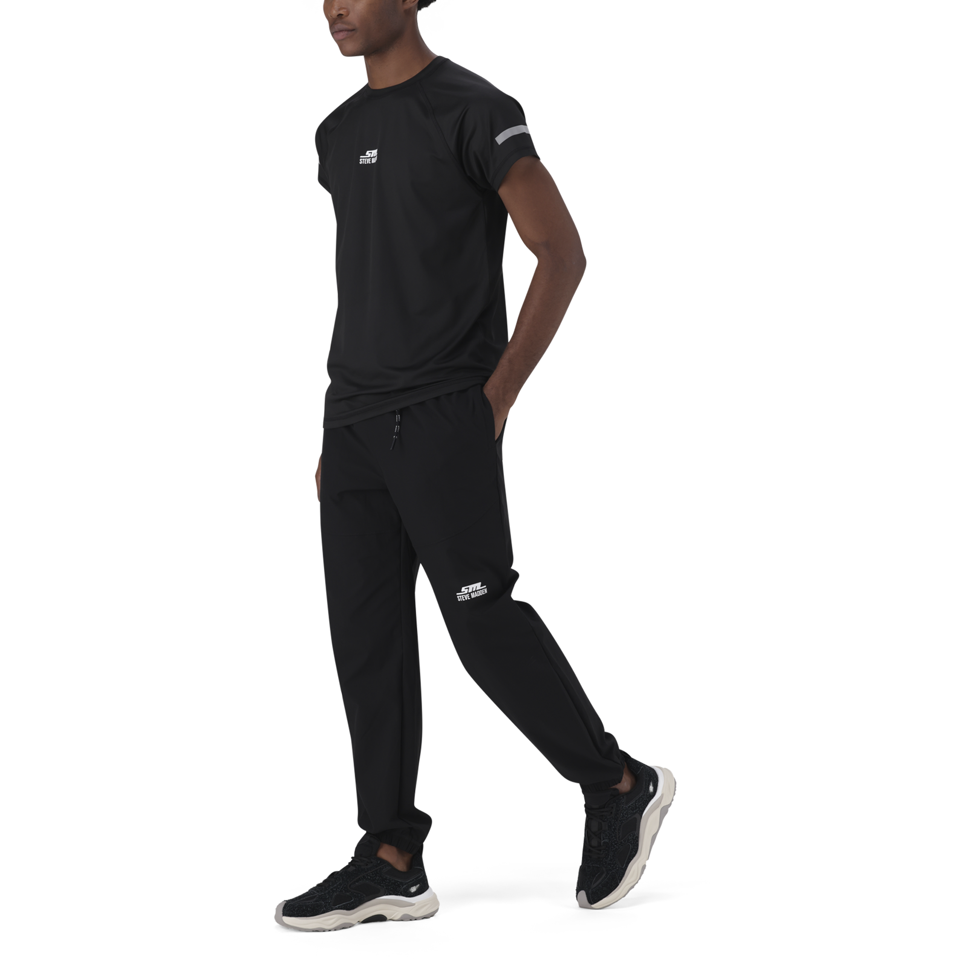 AXEL BLACK ACTIVE T-SHIRT